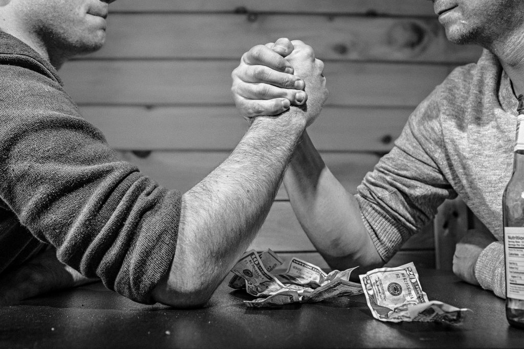 arm wrestling for superiority in a home inspection territory