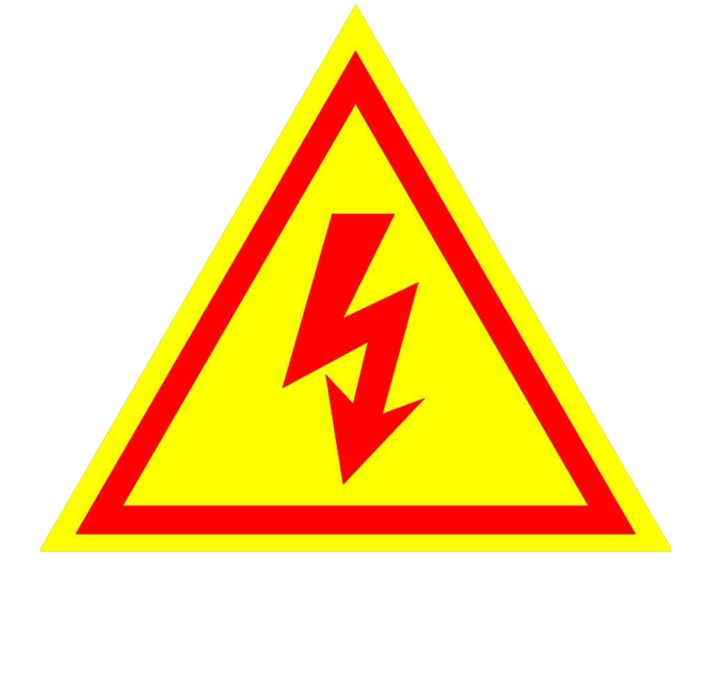 pic of electric warning sign