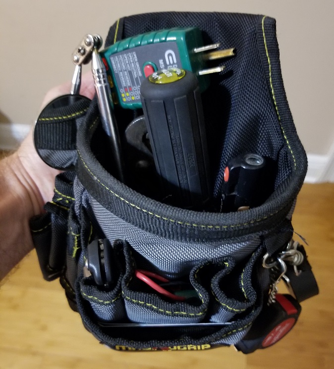 home inspection tool pouch