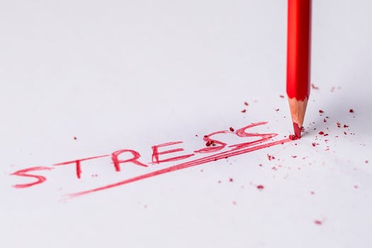 pic of the word stress