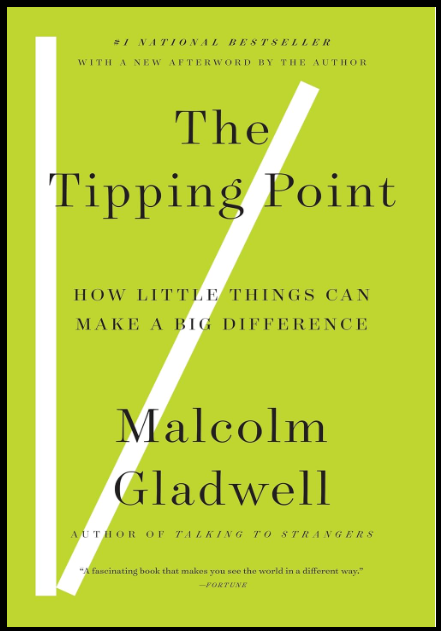 the tipping point book; recommended to home inspectors